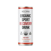 NOOMA Organic Sports Drink + Post Workout Recovery Drink | After Workout Recovery Drink | Anti-Inflammatory Antioxidant Drink | No Added Sugar | 15 Calories | 12 Recovery Sports Drinks | Fruit Punch