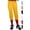 Athletic Gold, variant on Exxact Sports Womens Softball Pants Knicker/Yoga Style Knee Length, 4-Way Stretch Low Rise Softball Pants for Women - (AS, White)