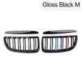 thumbnail image 1 of For BMW E90 E91 M Grill Car Front Grille Kidney Double Slat Gloss Black 3 Series 323I 328I 335I 330I 325I 2005-2008 ABS Grilles, 1 of 5