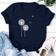 thumbnail image 4 of Blusa de manga corta con cuello redondo y estampado de tallas grandes para mujer OAVQHLG3B Store  lin121212, 4 of 4