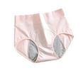thumbnail image 3 of SCSAlgin 4 PC Womens Menstrual Period Panties Cotton High Waist Leak Proof Underwear Postpartum Protective Briefs, 3 of 7