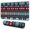 Blue and Orange, variant on Long Mouse Pads for Desk,Brown Boho Geometric and Plant Pattern Desk Mats on Top Of Desks, Desk Mouse Pad Extra Large with 3mm Non-Slip Base and Stitched Edge for Gaming,Office,Work,Home 31.5"x11.8"