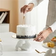 thumbnail image 4 of Rabbit Tray Snack Trays Cake Holder Bread Tray Bunny Cake Plate Food Server Tray White Snack Plate, 4 of 6