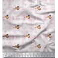 thumbnail image 1 of Soimoi Poly Georgette Fabric Pyramid & Women Head Egyptian Decor Fabric Printed Yard 42 Inch Wide, 1 of 1