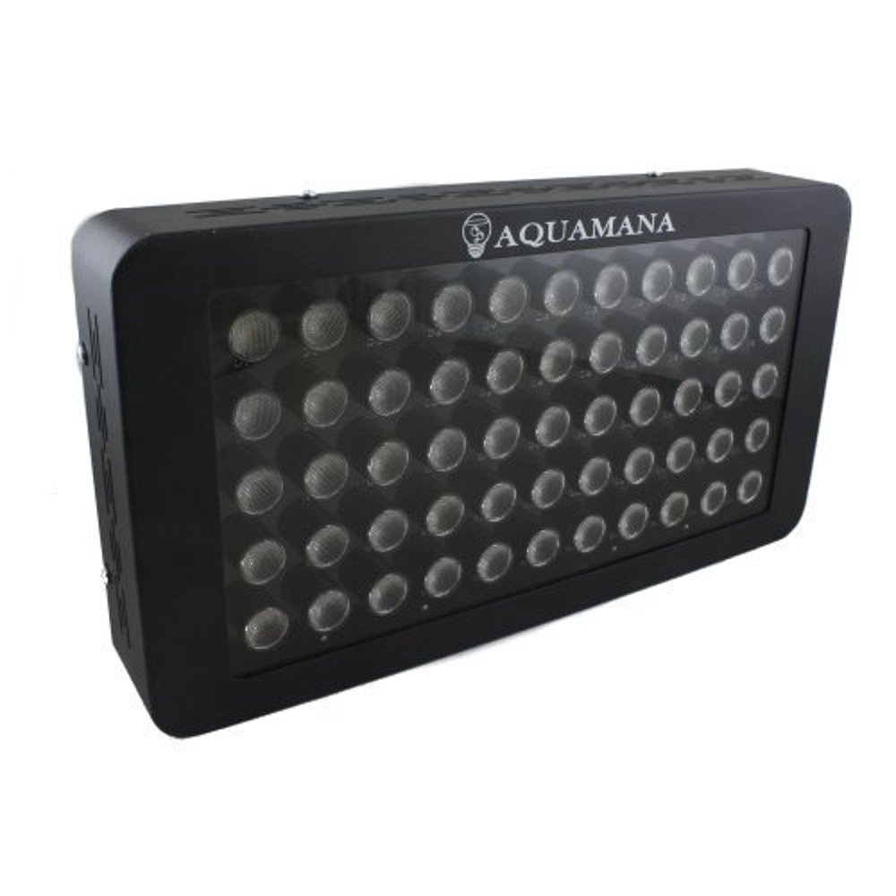 AQUAMANA AQ LED55x3W Dimmable 165W LED Aquarium Light Panel for Coral