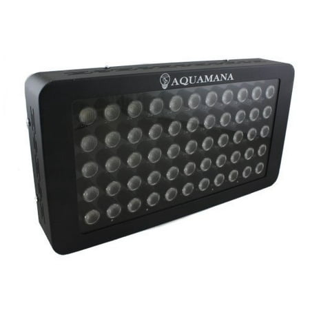 AQUAMANA AQ LED-55x3W Dimmable 165W LED Aquarium Light Panel for Coral, Reef & (Best Led For Reef Tank)