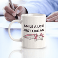 thumbnail image 3 of Smile A lot! Just Like An Axolotl Mexican 11oz Plastic Coffee Mug | Funny Animal Mugs, 3 of 6