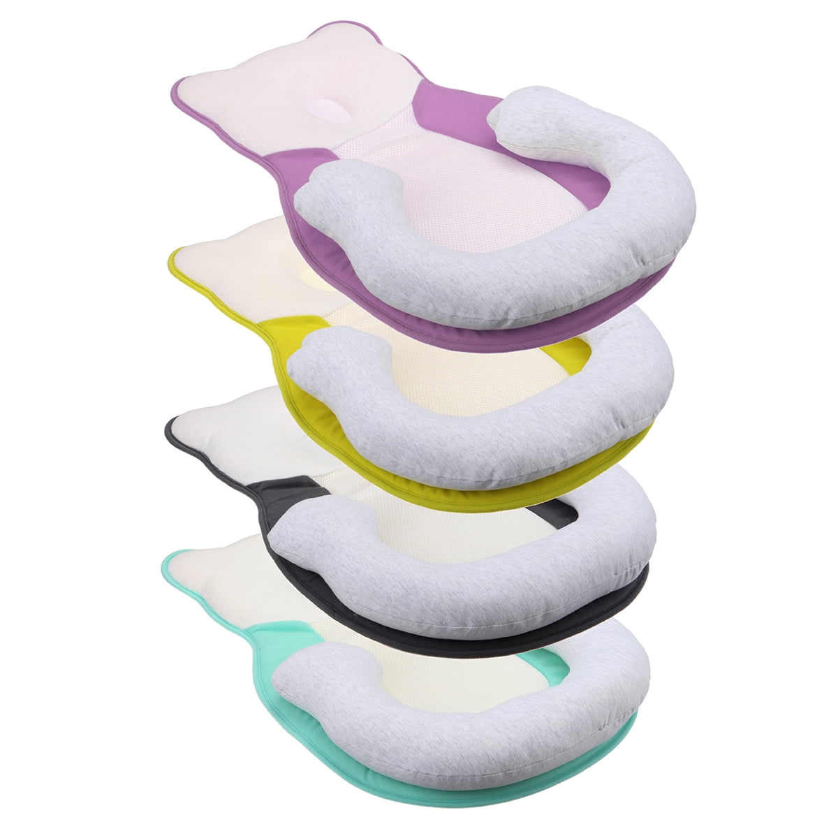 Breathable & Soft Baby Pillow Cushion Nest Sleep Mat Crib Sleep