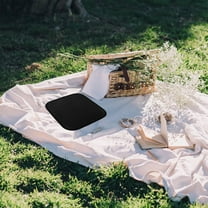 SWETRACE Fireproof Grill Mat for Tabletop Fire Pit Black Glass Fiber Silicone 1Set