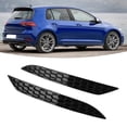 thumbnail image 4 of Ccdes Rear Bumper Reflector,Left Right Rear Reflector,2Pcs Gloss Black Rear Bumper Reflector Delete Set Fit for MK7.5 GTD R2017‑2020, 4 of 8