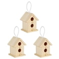 thumbnail image 3 of Suministros de Pájaros House de Pájaros de Madera de Nida Nidación de Pájaros, Casa de Pájaros, Textura Suave para Pájaros Loros Tragan Otrros Animales Salvajes, 3 of 7