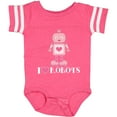 thumbnail image 3 of Inktastic Robotics I Love Robots Girls Girls Baby Bodysuit, 3 of 5