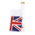 thumbnail image 2 of 8x 12 unids/set banderas nacionales en palos Mini bandera de dos cara Banner decoración exterior suministro de accesorios para, 2 of 8