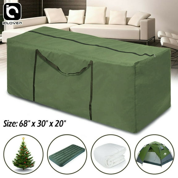IC ICLOVER 9Ft Christmas Xmas Tree Storage Bag Heavy Duty Large Artificial Xmas Tree Storage Box Container with Handles & Zipper - Protects Holiday Decorations