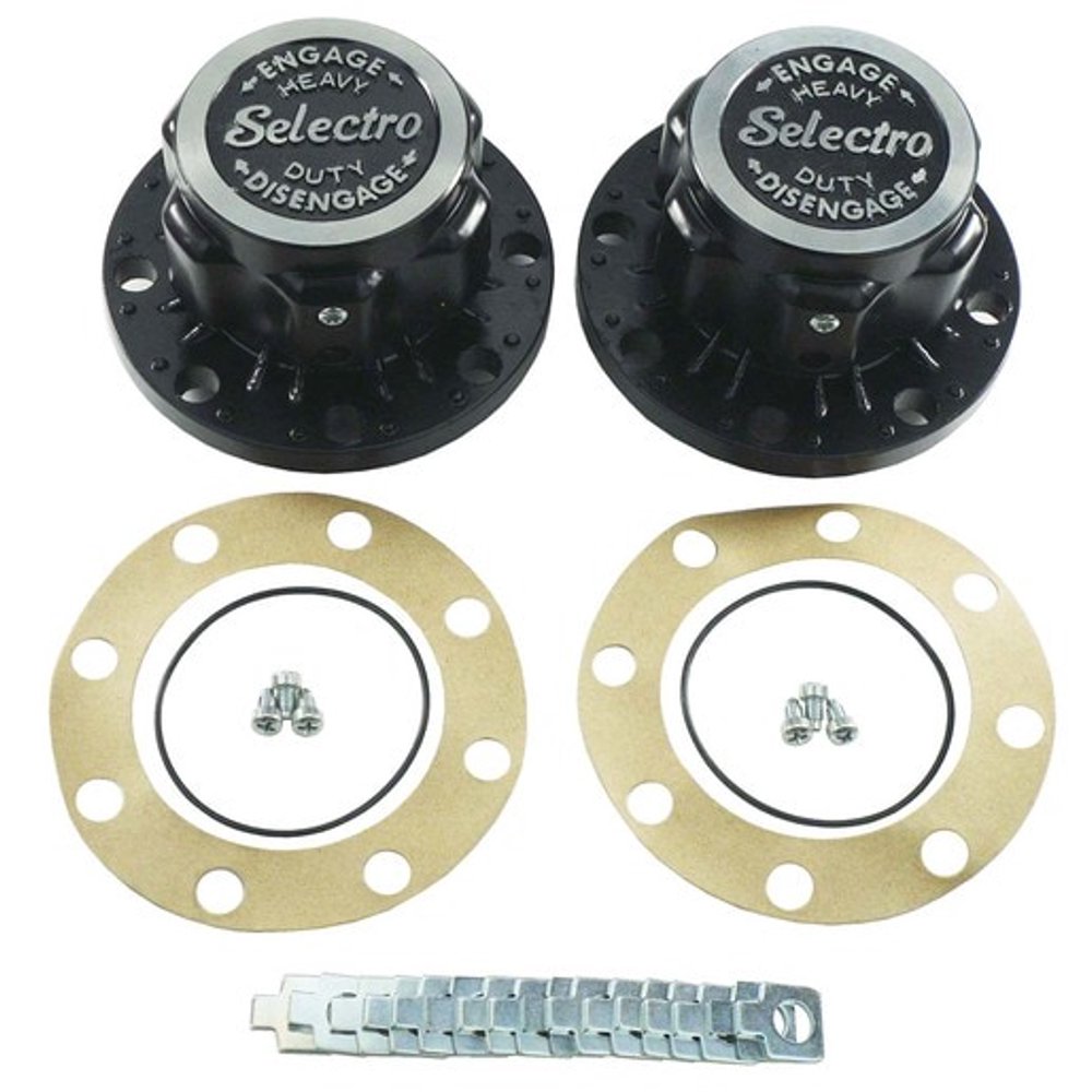 QU50277 Selectro 8 Bolt Lock Out Hub Set for 19751991 Dodge Dana 60