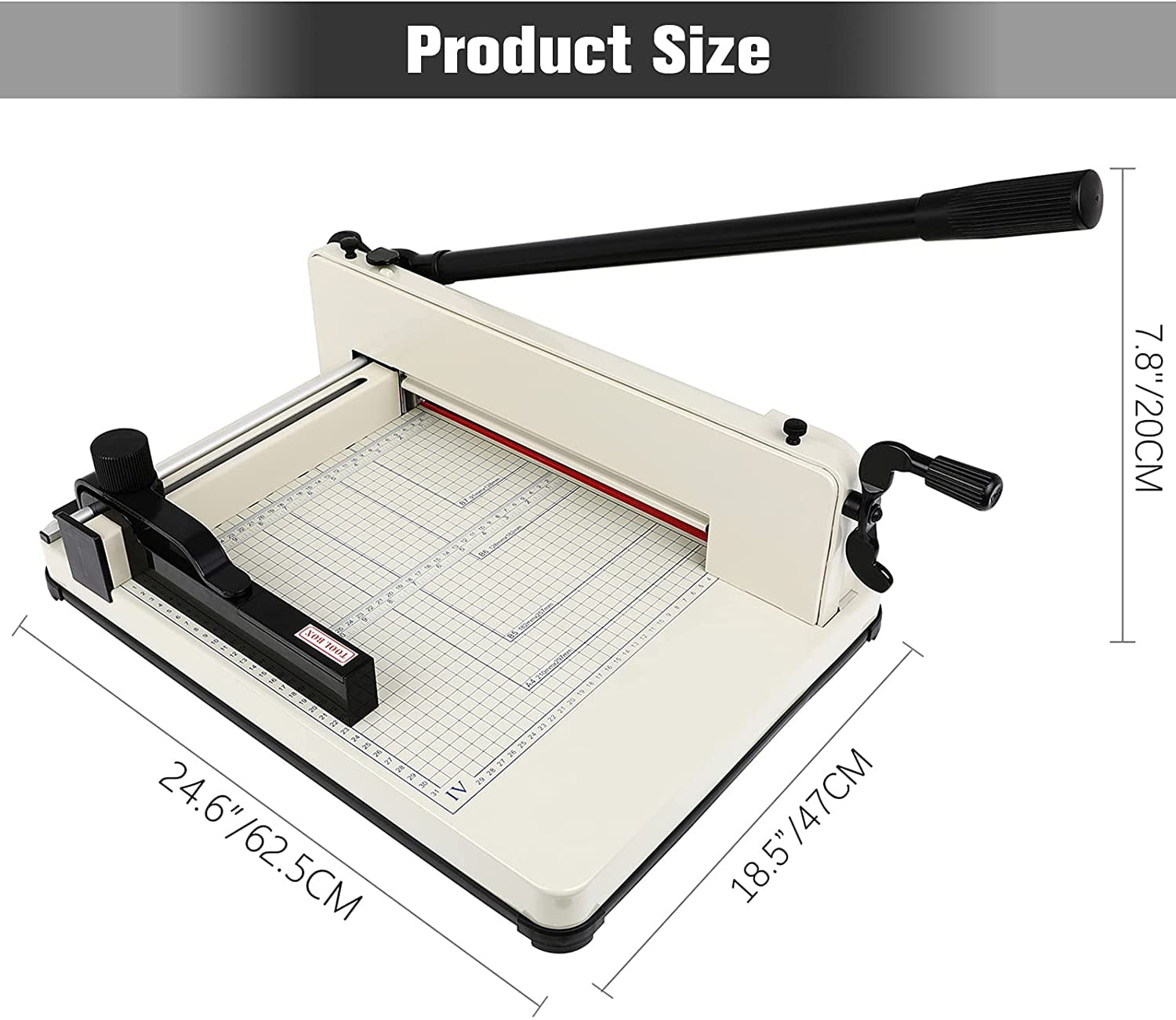  VPABES 36 Inch Guillotine Paper Cutter Paper Trimmer for  Crafting & Scrapbooking Supplies for A4 Cardstock Photo Label with Precise  Positioning : Office Products