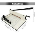 thumbnail image 3 of 17 inch Guillotine Paper Cutter,500 Sheets Capacity Heavy Duty Paper Trimmer with Double Safety Protection&Durable HSS Blade, 3 of 6