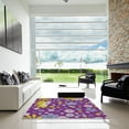 thumbnail image 7 of Ahgly Company Machine Washable Indoor Rectangle Transitional Silver Pink Area Rugs, 3' x 5', 7 of 7
