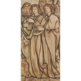 thumbnail image 2 of Sir Edward Coley Burne-Jones 9x14 Black Ornate Wood Framed Double Matted Museum Art Print Titled: Angels Playing Harps, 2 of 5
