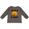 thumbnail image 3 of Inktastic You Had Me at Burger Boys or Girls Long Sleeve Toddler T-Shirt, 3 of 5