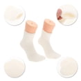 thumbnail image 3 of Unique Bargains 1 Pair Women's Comfortable Sleep Cozy Socks White 93% Polyester 7% Spandex, 3 of 5