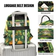 thumbnail image 4 of WOBOGO St Patricks Pattern with Leprechaun and Shamrock Butterfly Backpack Durable Lightweight Shoulder Bag Built-in Laptop Sleeve and Multiple Utility Compartments, 4 of 7