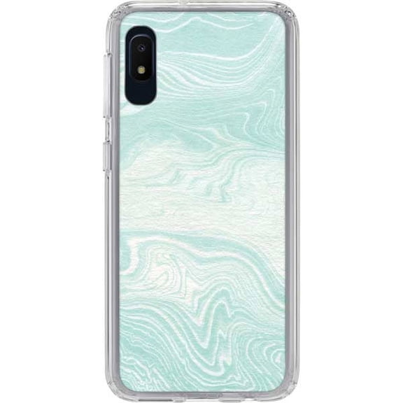 Skinit Marble Marbleized Mint Galaxy A10e Clear Case