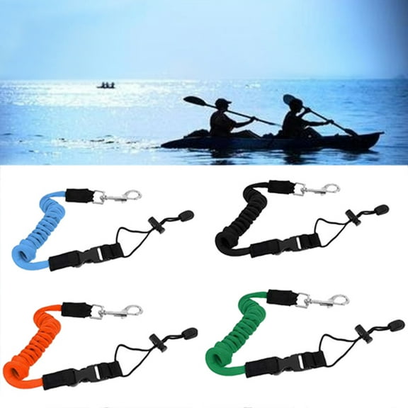 Windfall Kayak Canoe Paddle Surfboard Boat Surfing Safety Elastic Leash Rope Cord Lanyard