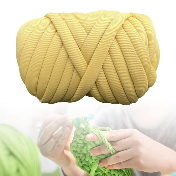 Hilo grueso Macarena tubular Jumbo 500G Amarillo
