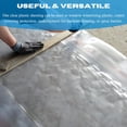 thumbnail image 4 of VBS - Clear Plastic Sheeting - 10 mil - (5' x 100') – Clear Plastic Roll for Spray Barrier, Roll of Plastic Sheeting Heavy Duty, Thick Plastic Sheeting, Polyethylene Film, 4 of 7