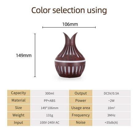 

GiliGiliso Clearance Home Humidifier LED Colorful Light Conversion Retro Humidifier