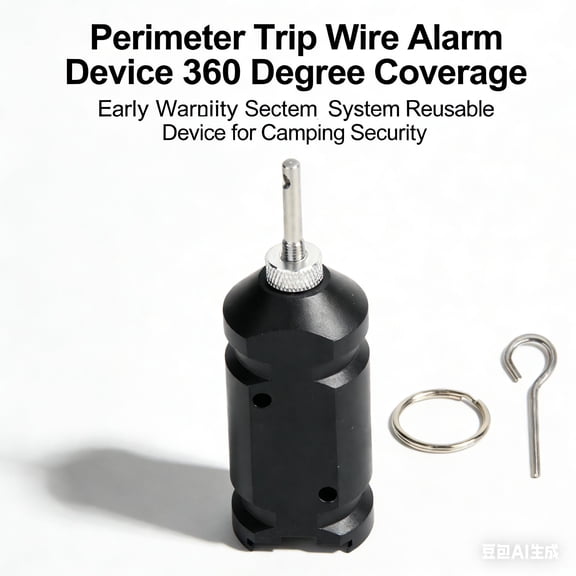 Perimeter Trip Wire Alarm Device 360 Degree Coverage Early Warning Security System Reusable Device for Camping Security