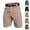 #02 Khaki, variant on Men's Ripstop Tactical Shorts Cotton Canvas Stretch Quick Dry Work Bottoms Durable Multi-Pocket Outdoor Hiking Pants (No Belt), #02 Black, 3XL