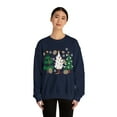 thumbnail image 4 of Badminton Christmas Tree Sweatshirt, Gift for Badminton Lover, 4 of 4