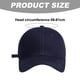 thumbnail image 2 of Gorra de béisbol con circunferencia de cabeza grande ajustable de 57 a 61 cm, gorra rígida para hombre y mujer, gorra de verano de color sólido que cubre la cara, 2 of 5