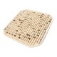 thumbnail image 3 of Cojín de asiento cuadrado con cuentas de madera y tapete refrescante tejido a mano Beige, 3 of 9