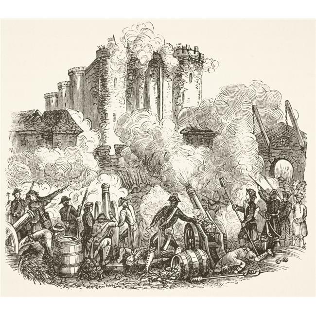 Posterazzi Dpi1856334large Storming Of The Bastille In Paris 14 July 1789 During French Revolution From The National Domestic History Of England Poster Print 44 Large 30 X 26 Walmart Canada