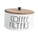 thumbnail image 2 of Contenedor de almacenamiento para portafiltros de café, caja de almacenamiento, madera, a prueba de polvo, contenedor para filtros de café,, 2 of 9