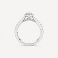 thumbnail image 3 of Silvago Jewel 1.5 Ct Lab Created Diamond Marquise Cut Engagement Ring - 14K White Gold Plated Ring - Solitaire Engagement Wedding Prong Set Ring - Halo Solitaire with Accent Engagement Ring for Her, 3 of 7