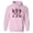 Pink, variant on Christmas Dancing Skeletons Hoodie Sweatshirt Unisex Large Pink