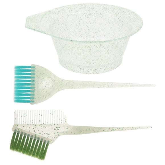 1 Set Hair Coloring Brush Hair Dye Brush Hair Dye Mixing Bowl Barber Hair Dye Bowl