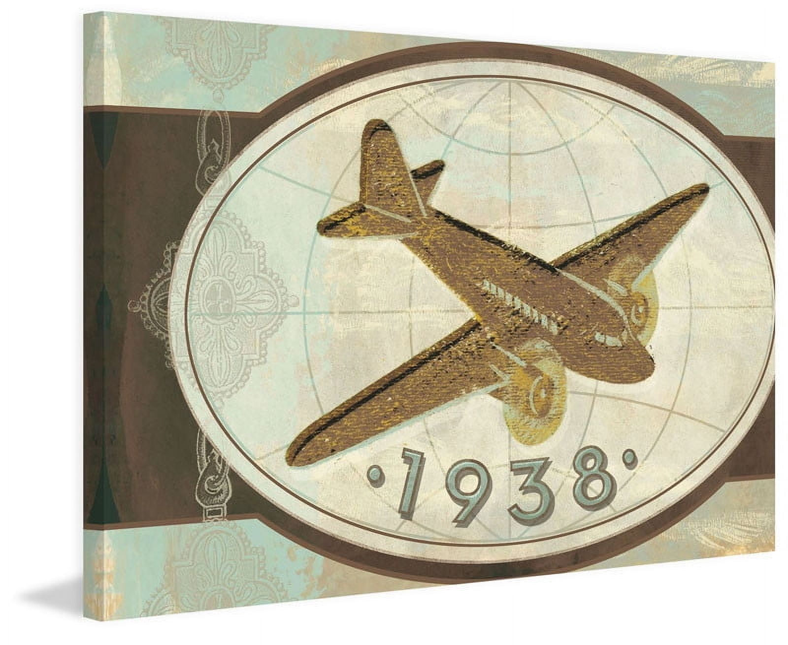 Marmont Hill "Vintage Plane 1938" Painting Print on Canvas