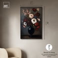 thumbnail image 5 of Dark Garden of Red and White I Canvas Gothic Floral Art by Art Remedy, Black Frame, 30" x 45", 5 of 7