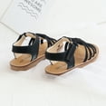 thumbnail image 7 of MKHSQHDG Toddler Girls Sandals Size 5 Beach Baby Toddler Children Sandals Strap Shoes Crossed Boys Leather Girls Girl's Shoes 3-3.5 Years, 7 of 7
