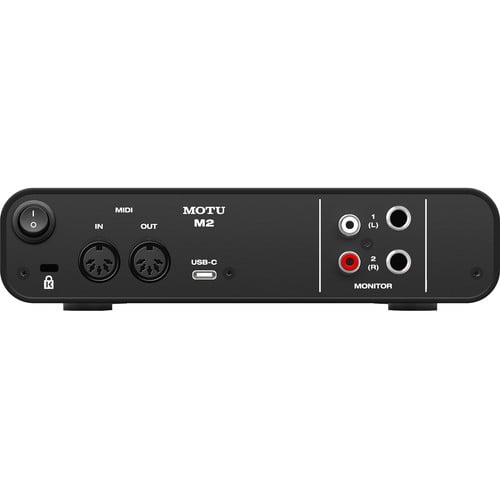 MOTU M2 USB-C Audio/MIDI Interface Bundle