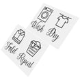 thumbnail image 3 of MasteelfCA 1 Set of Repeat/Fold/Dry/Wash Laundry Room Decal Signs Decorations Laundry Room Signs Decors, 3 of 9