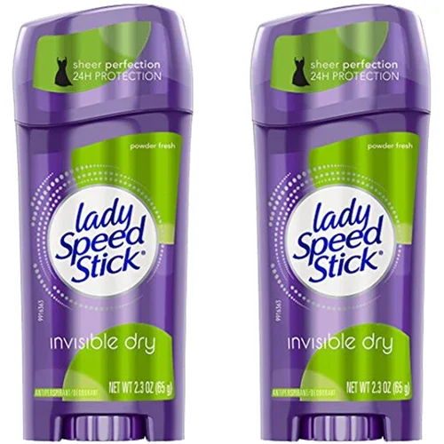 2 Pack-Lady Speed Stick Invisible Dry Deodorant Powder Fresh 2.30 Oz