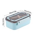 thumbnail image 6 of Moocorvic Microwave Lunch Box Japanese Wood Bento Box 2 Layer Container Storage New, 6 of 6