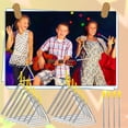 thumbnail image 2 of 14 Pcs Triangle Percussion Instrument Set 4 5 6 7 8 9 10 Inch Triangle Musical Instrument with Striker Steel Hand Triangles for K, 2 of 7