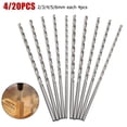 thumbnail image 4 of Metal Drilling 160mm Extra Long High Speed Steel HSS Drill Bits Bit, 4 of 4